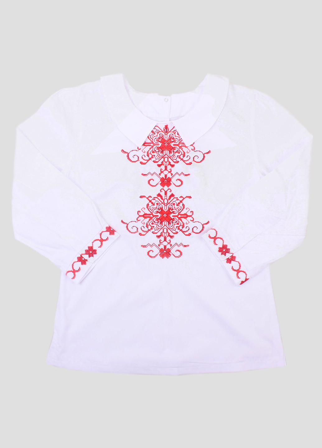 Белая блузка Валери-Текс демисезонная