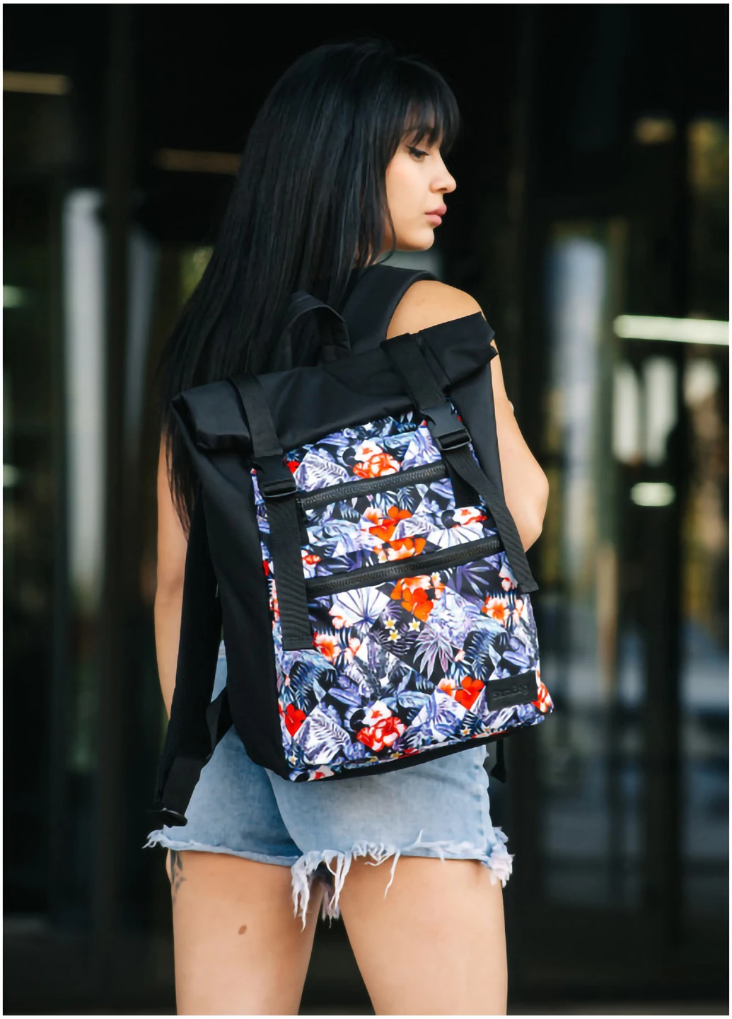 Жіночий рюкзак рол 41х30х16 см Sambag (255709801)