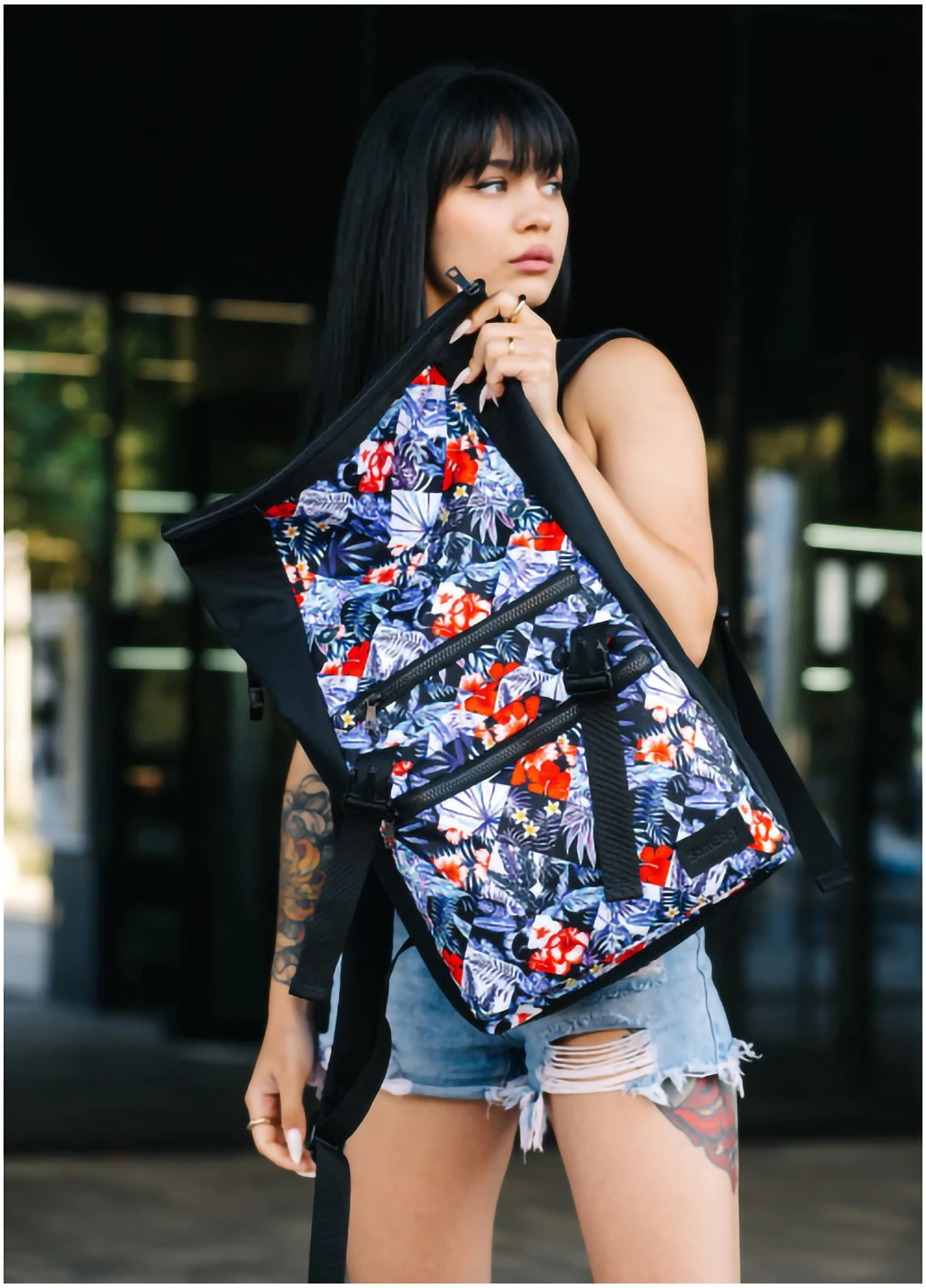 Жіночий рюкзак рол 41х30х16 см Sambag (255709801)