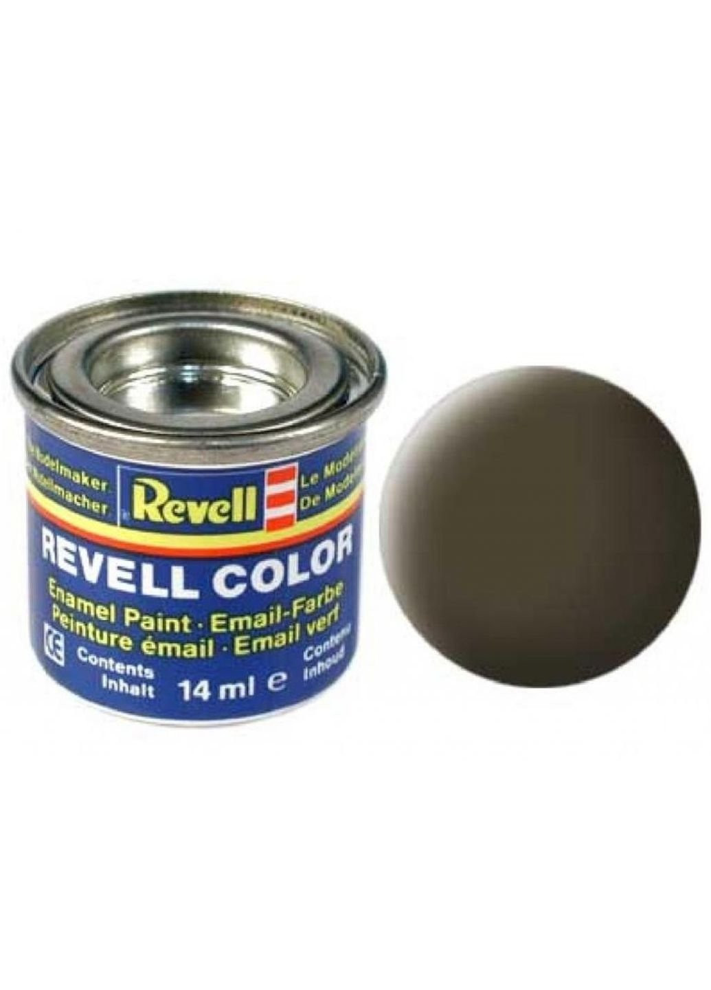 Аксесуари для збірних моделей Фарба емалева № 40. Чорно-зелена матова, 14 мл (RVL-32140) Revell (254080619)