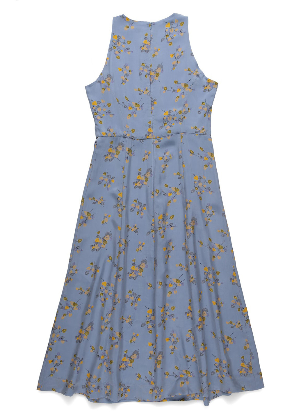 Голубое кэжуал платье а-силуэт Ivy & Oak с рисунком