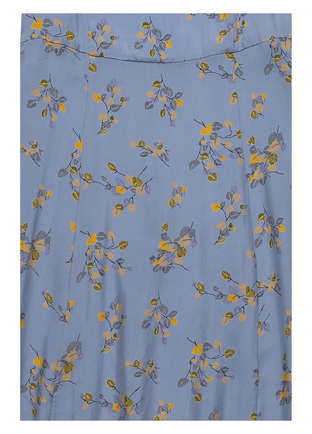 Голубое кэжуал платье а-силуэт Ivy & Oak с рисунком