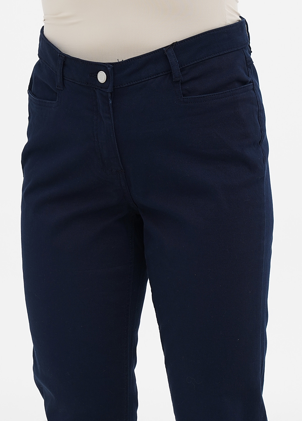 Темно-синие демисезонные прямые джинсы Collection L