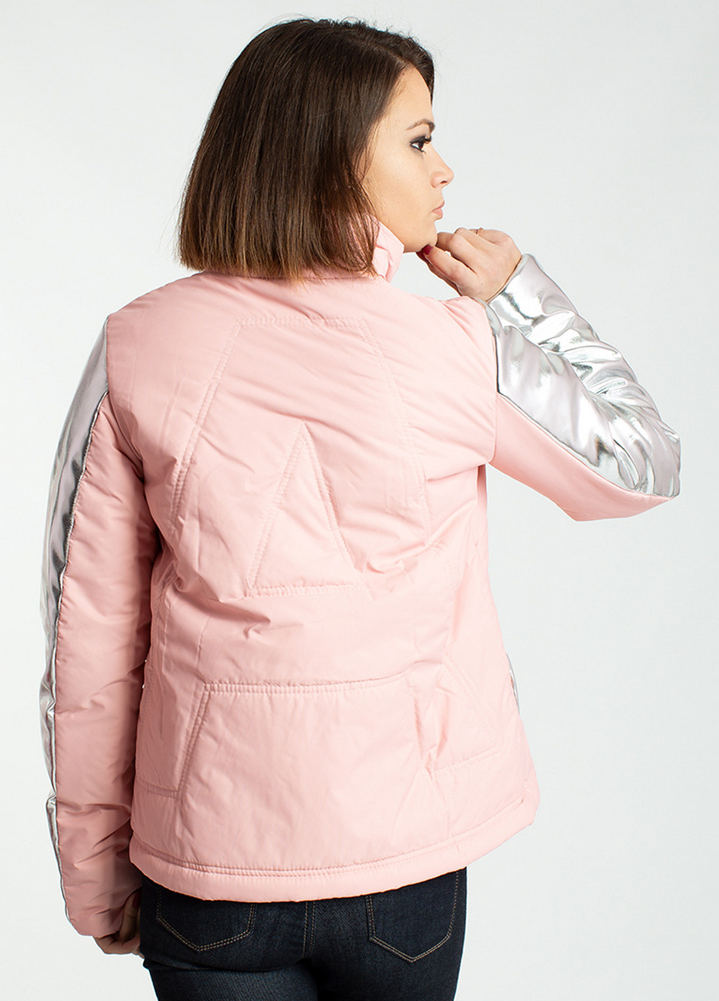 Рожева демісезонна куртка Modna Anka