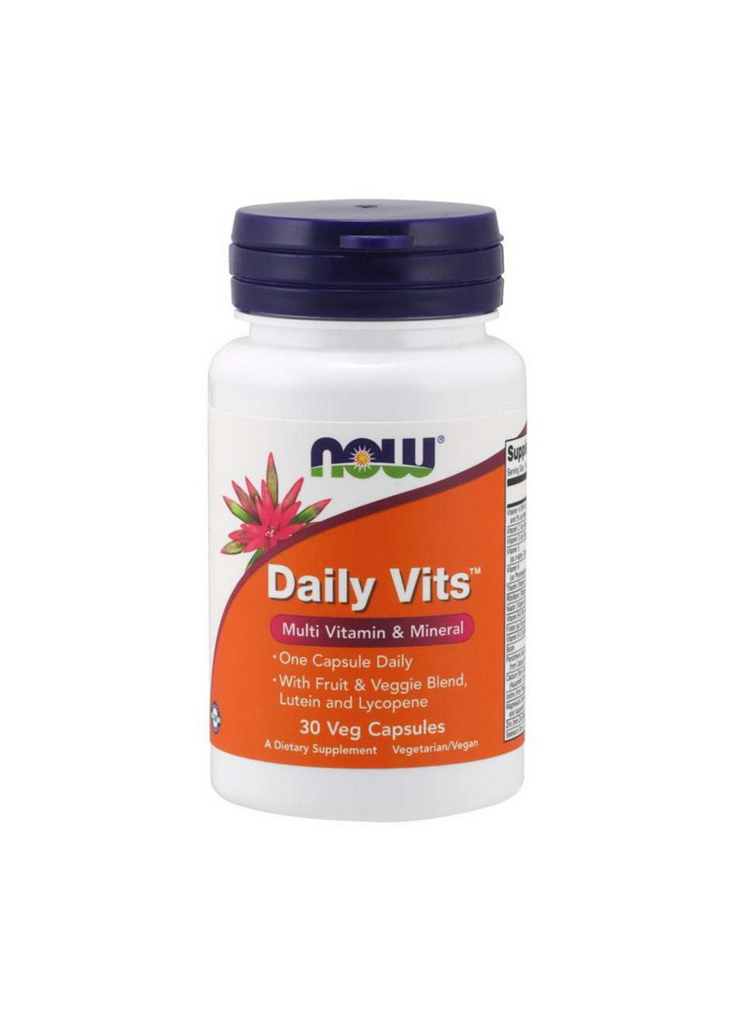 Комплекс вітамінів і мінералів Daily Vits (30 капс) нау фудс Now Foods (255408080)