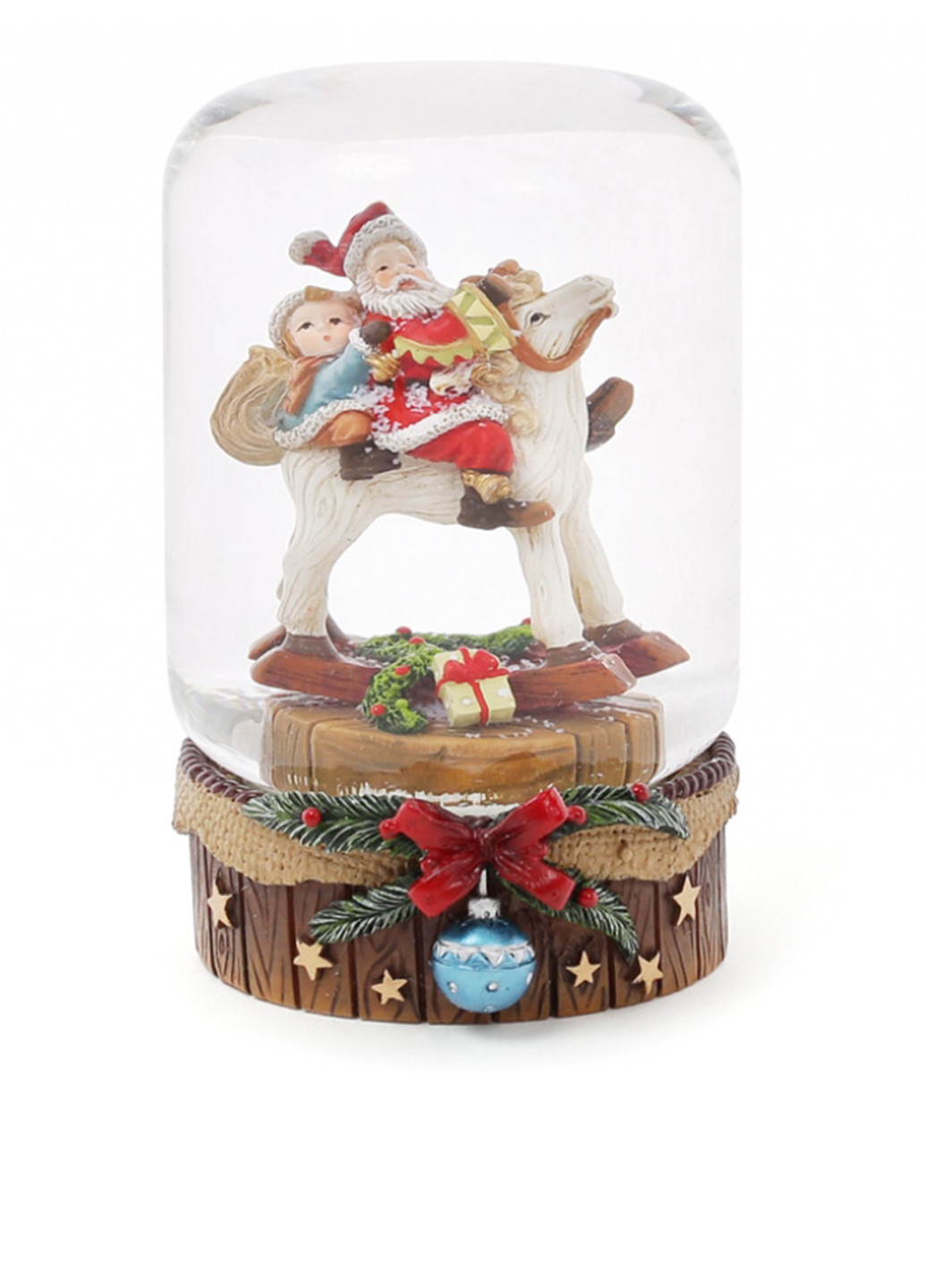 Водяной шар Санта на Лошади, 10,5 см Forus (251424850)