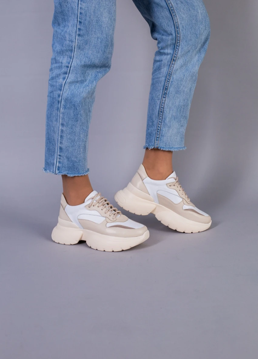 Кроссовки ShoesBand Brand бежевые демисезоны (253915737)