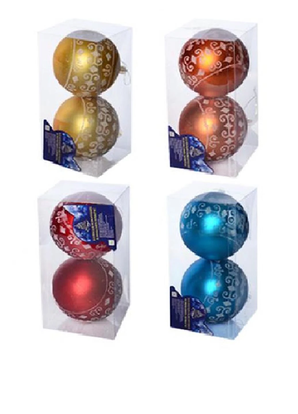 Новогодние украшения (2 шт.), 10 см NewYEAR (90917842)
