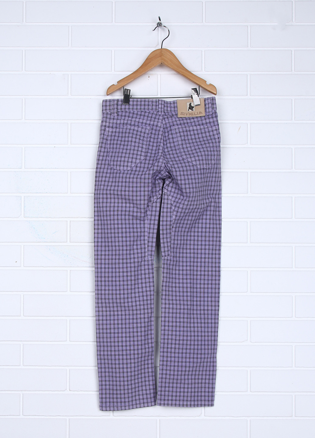 Фиолетовые кэжуал демисезонные зауженные брюки Siviglia