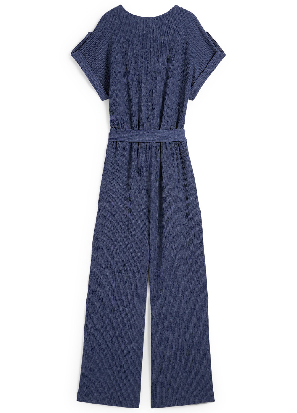 Комбинезон C&A комбинезон-брюки однотонный тёмно-синий кэжуал полиэстер