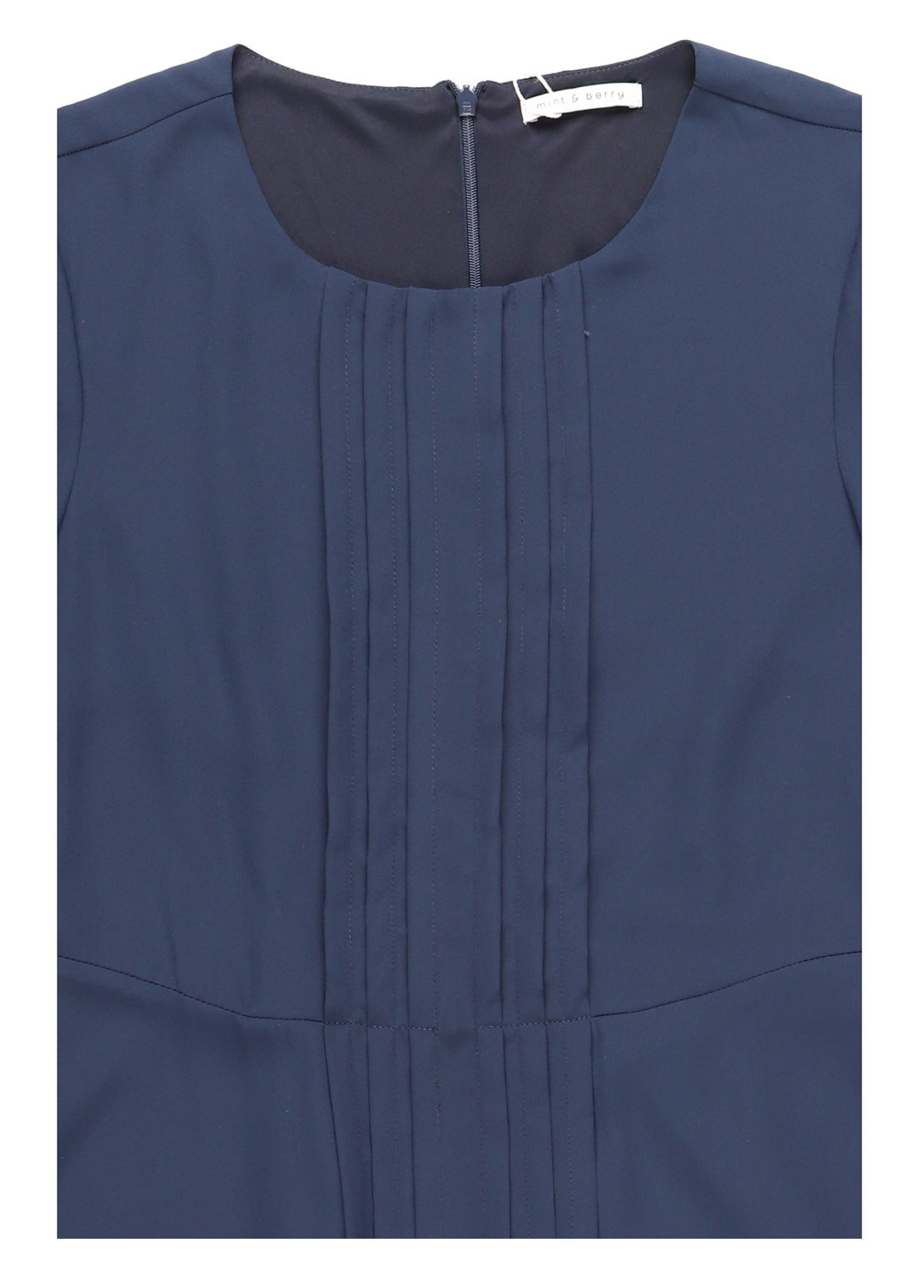 Темно-синее кэжуал платье MINT&BERRY однотонное