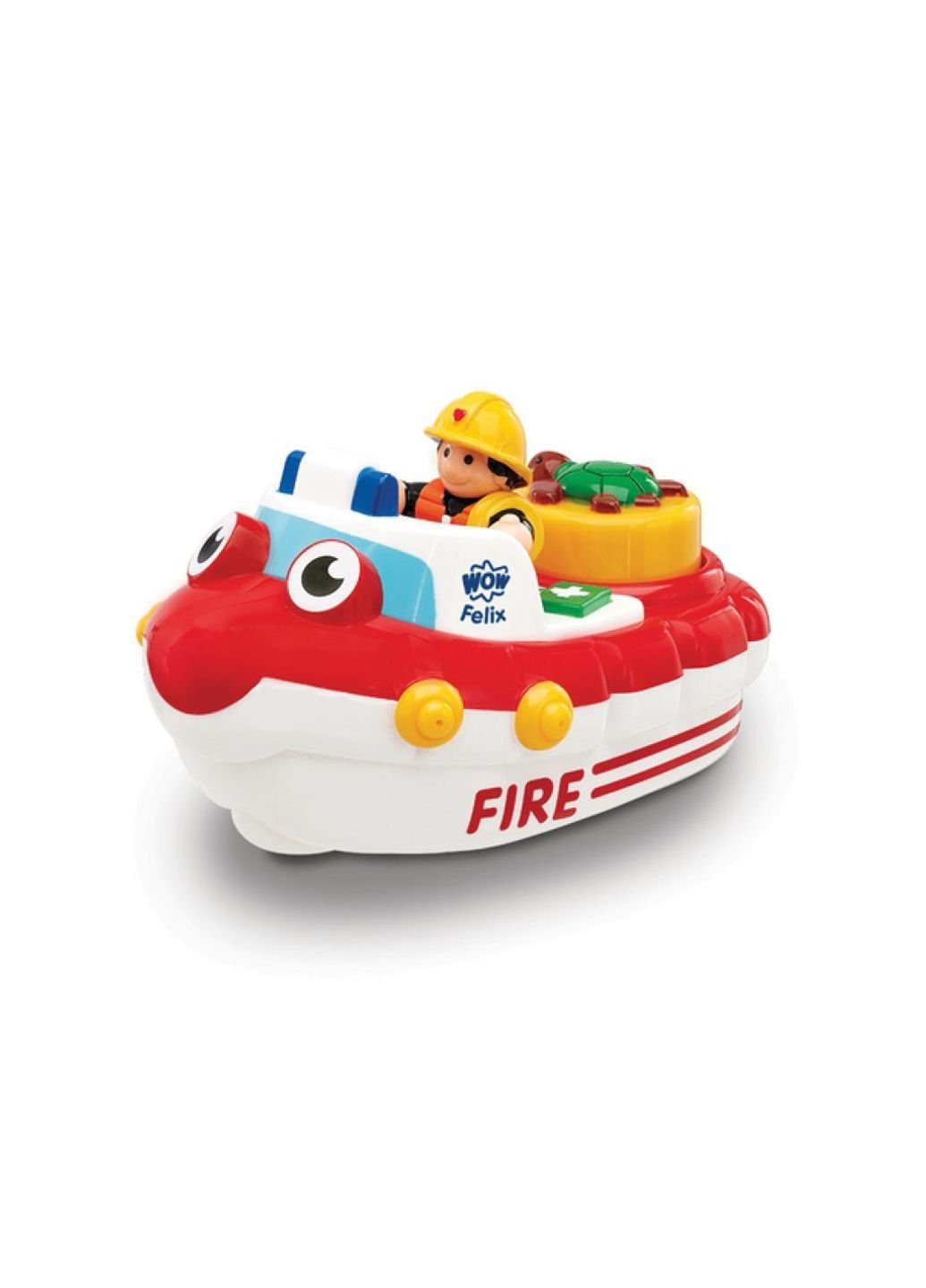 Развивающая игрушка Пожарная лодка Феликс (01017) WOW TOYS (254072991)