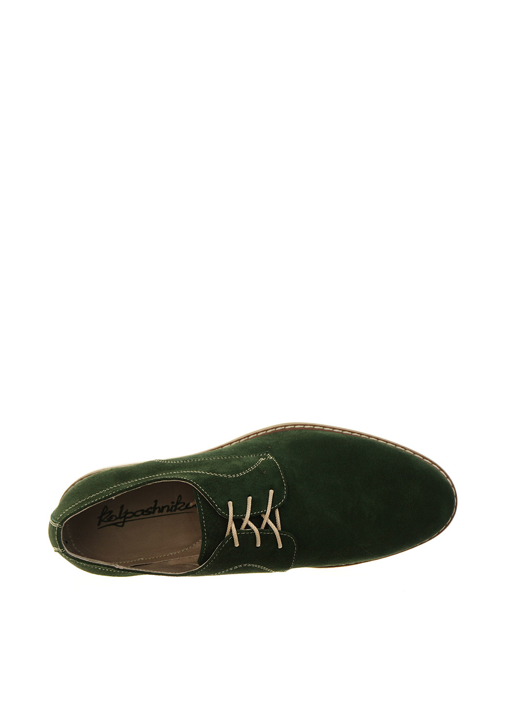 Зеленые кэжуал туфли Kolpashnikov на шнурках