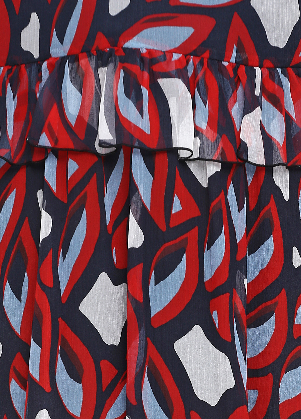 Комбинированное кэжуал платье Pinko с абстрактным узором