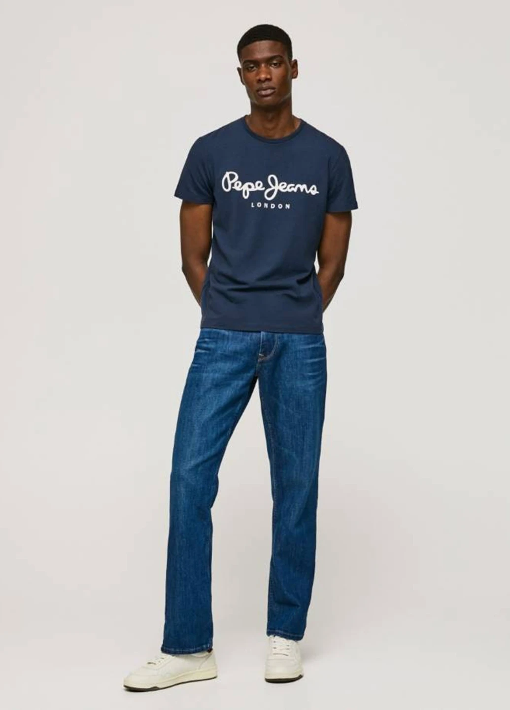 Синя футболка Pepe Jeans London