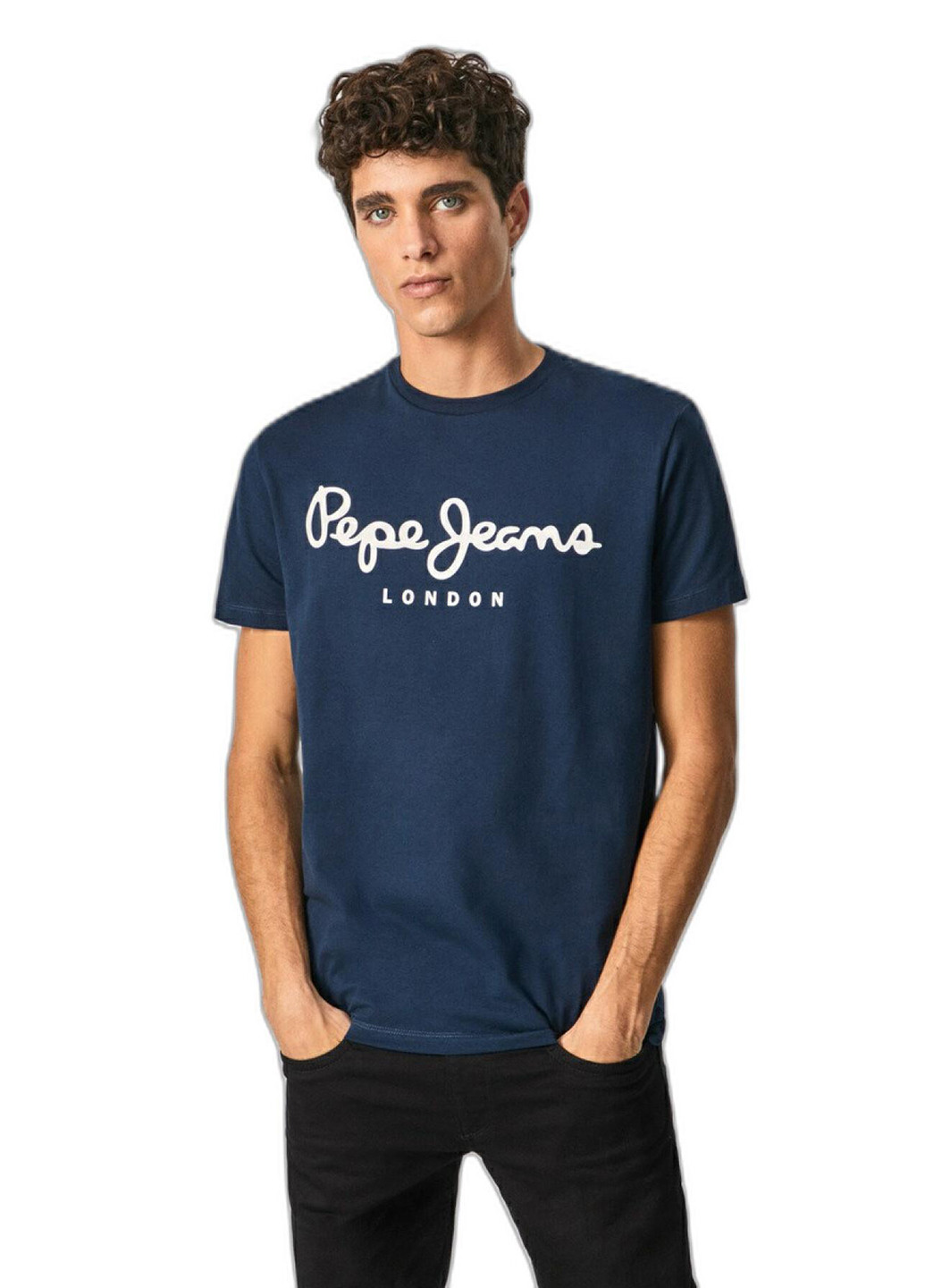 Синя футболка Pepe Jeans London