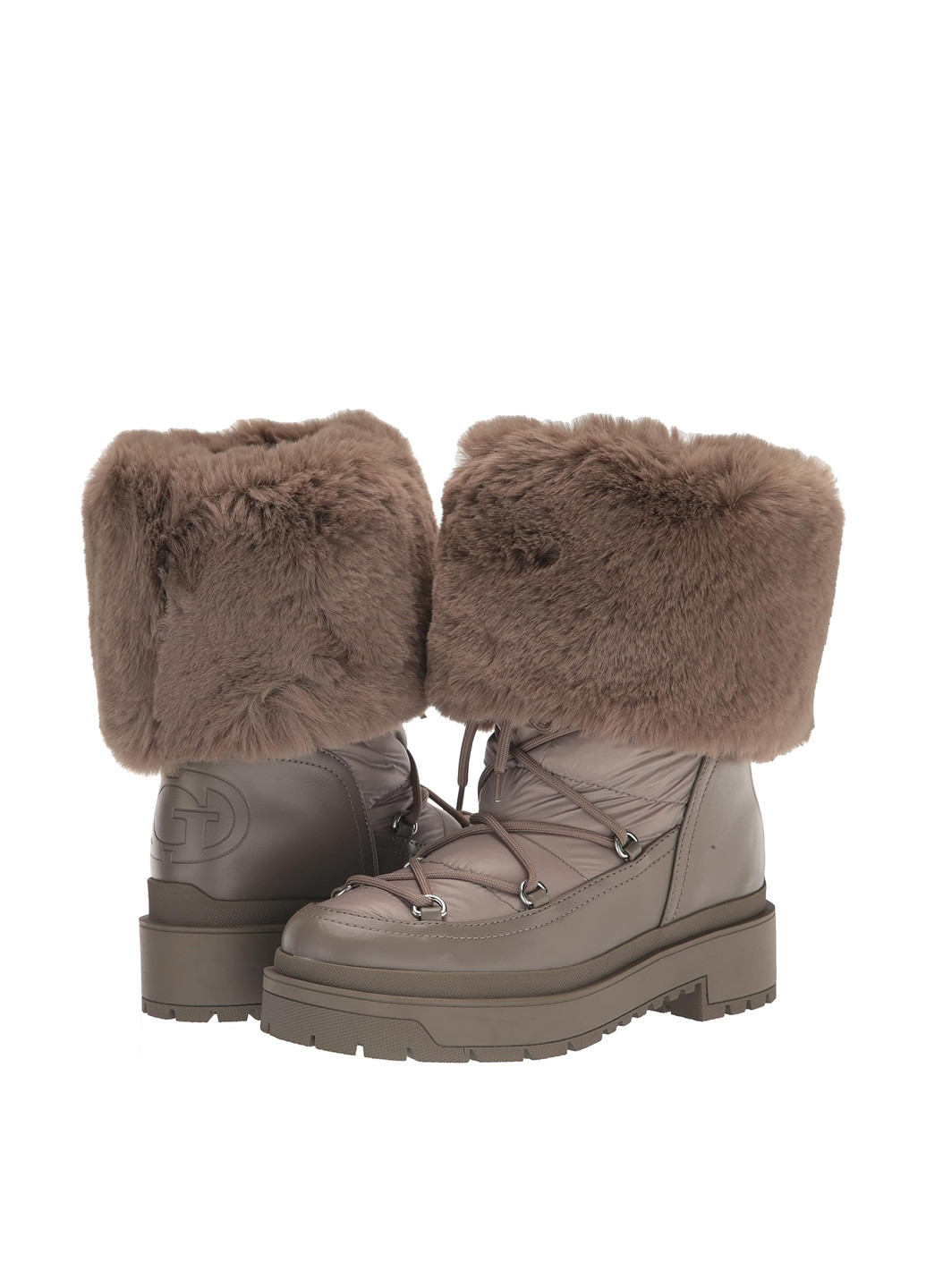 Коричневые зимние ботинки Guess