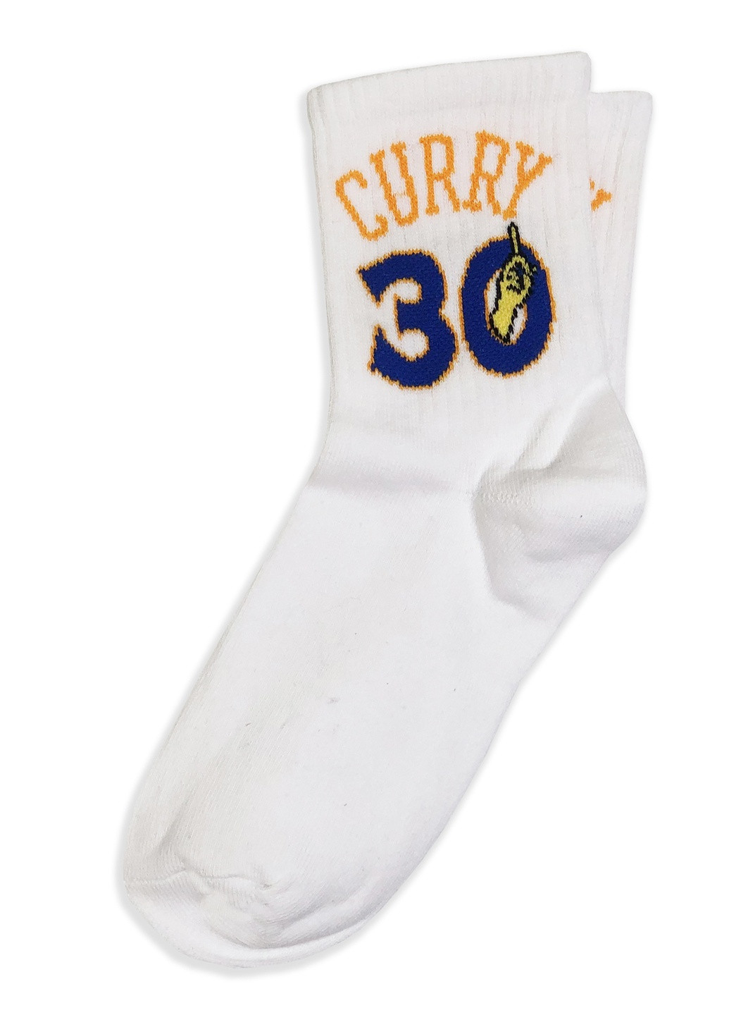 Білі шкарпетки neseli athletic curry no LOMM малюнки (211942692)