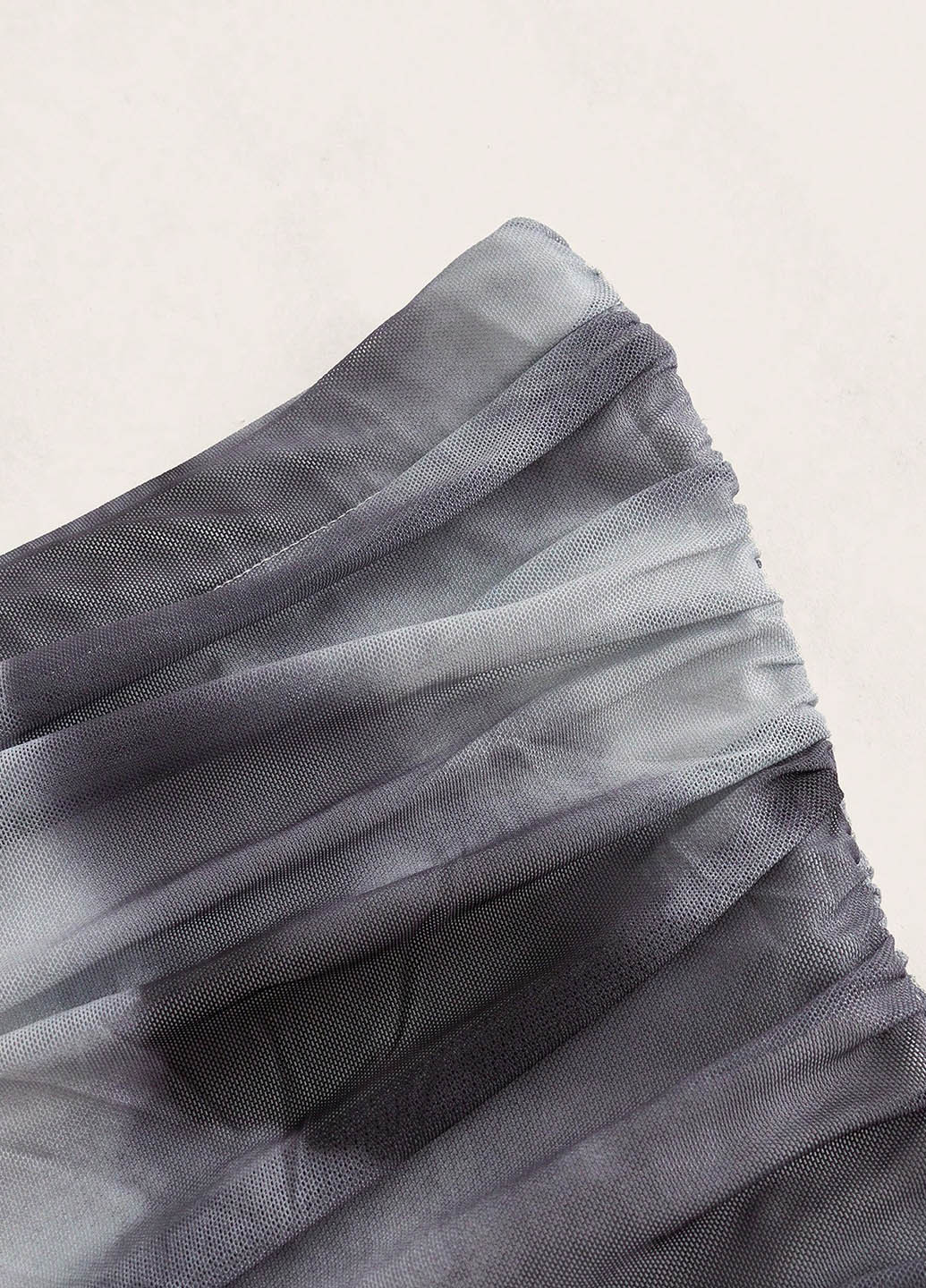 Черная кэжуал тай-дай юбка SHEIN