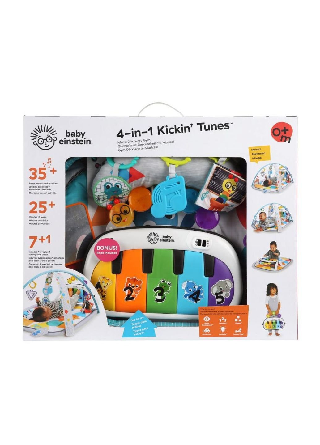 Дитячий килимок Baby Einstein музичний Kickin Tunes 4 в 1 (11749) No Brand (254069480)