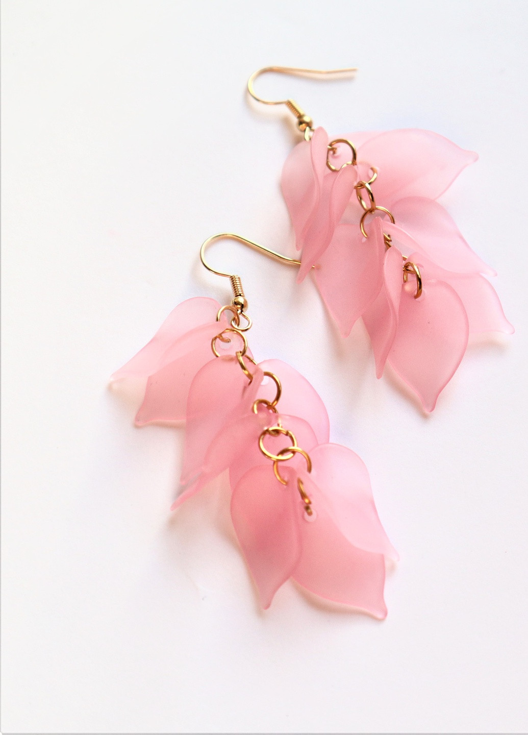 Сережки "Гілочка сакури", світло рожевий Анна Ясеницька (252235368)