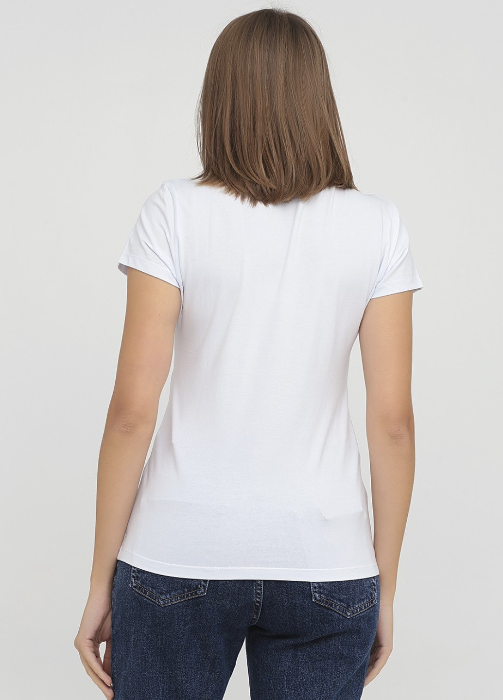 Белая летняя футболка Monte Cervino
