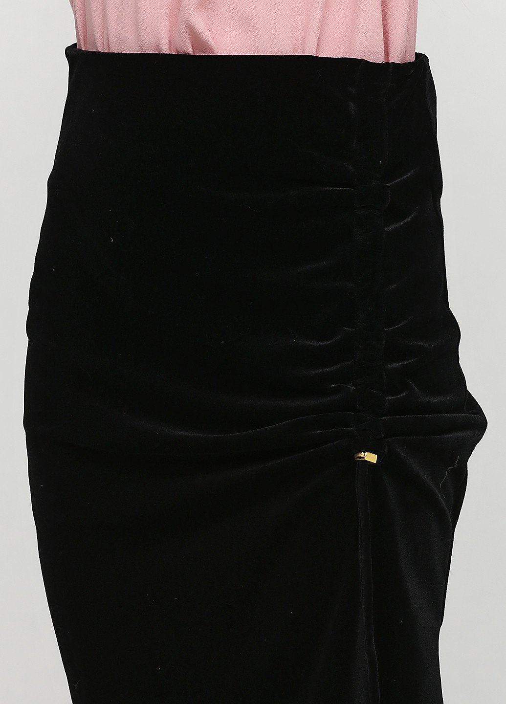 Черная кэжуал однотонная юбка Minus карандаш