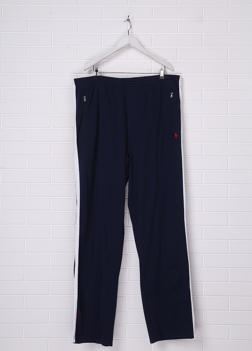 Синие спортивные демисезонные со средней талией брюки Ralph Lauren