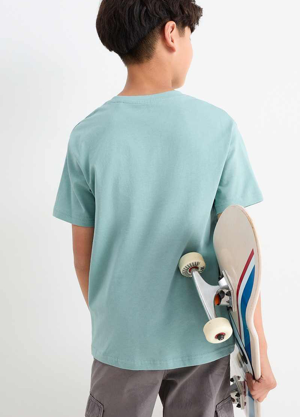 Мятная летняя футболка C&A