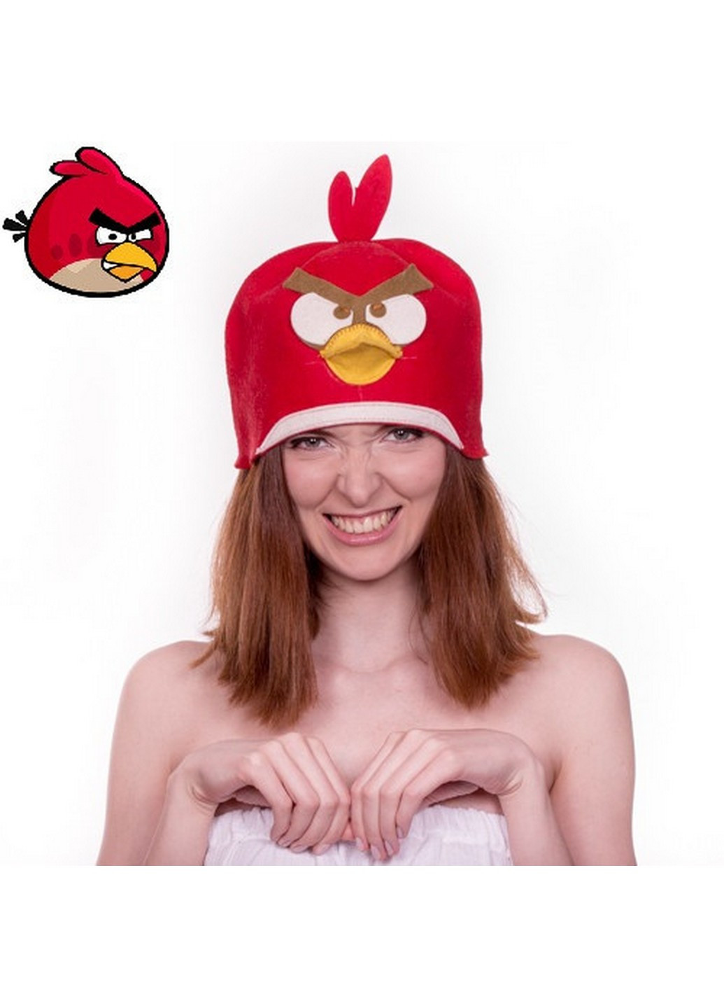 Шапка для бани "Птичка" Luxyart (206831334)