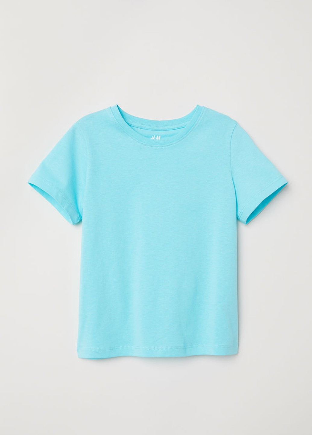 Голубая летняя футболка H&M