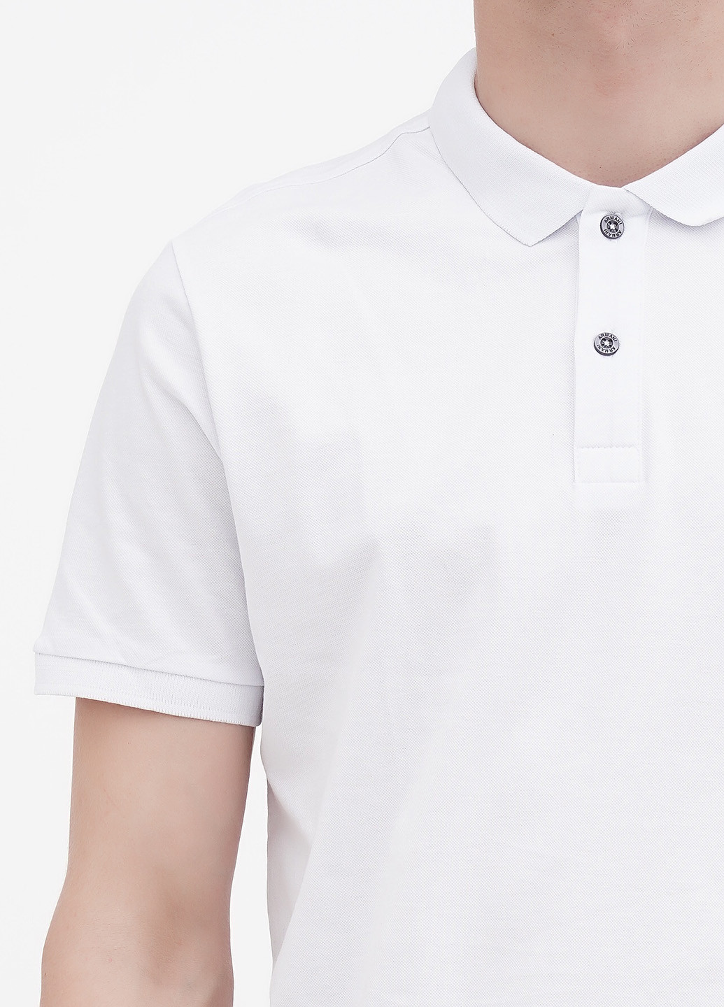 Белая футболка-поло для мужчин Armani Exchange с надписью
