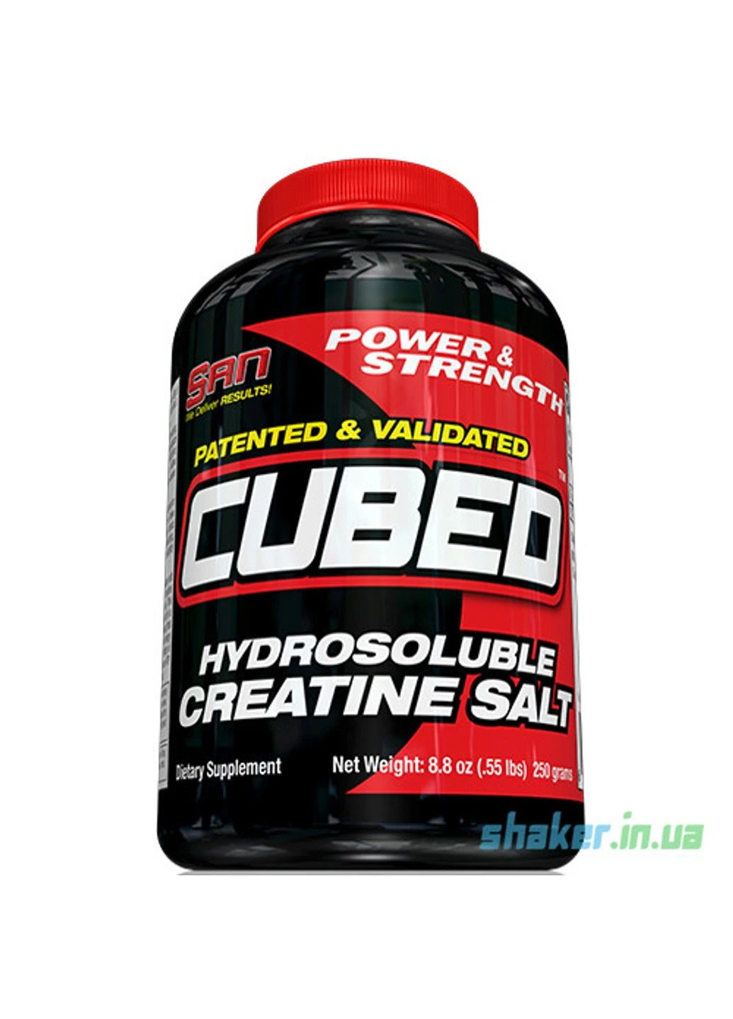 Три креатин малат Cubed (250 г) сан кубед unflavored San (255279524)