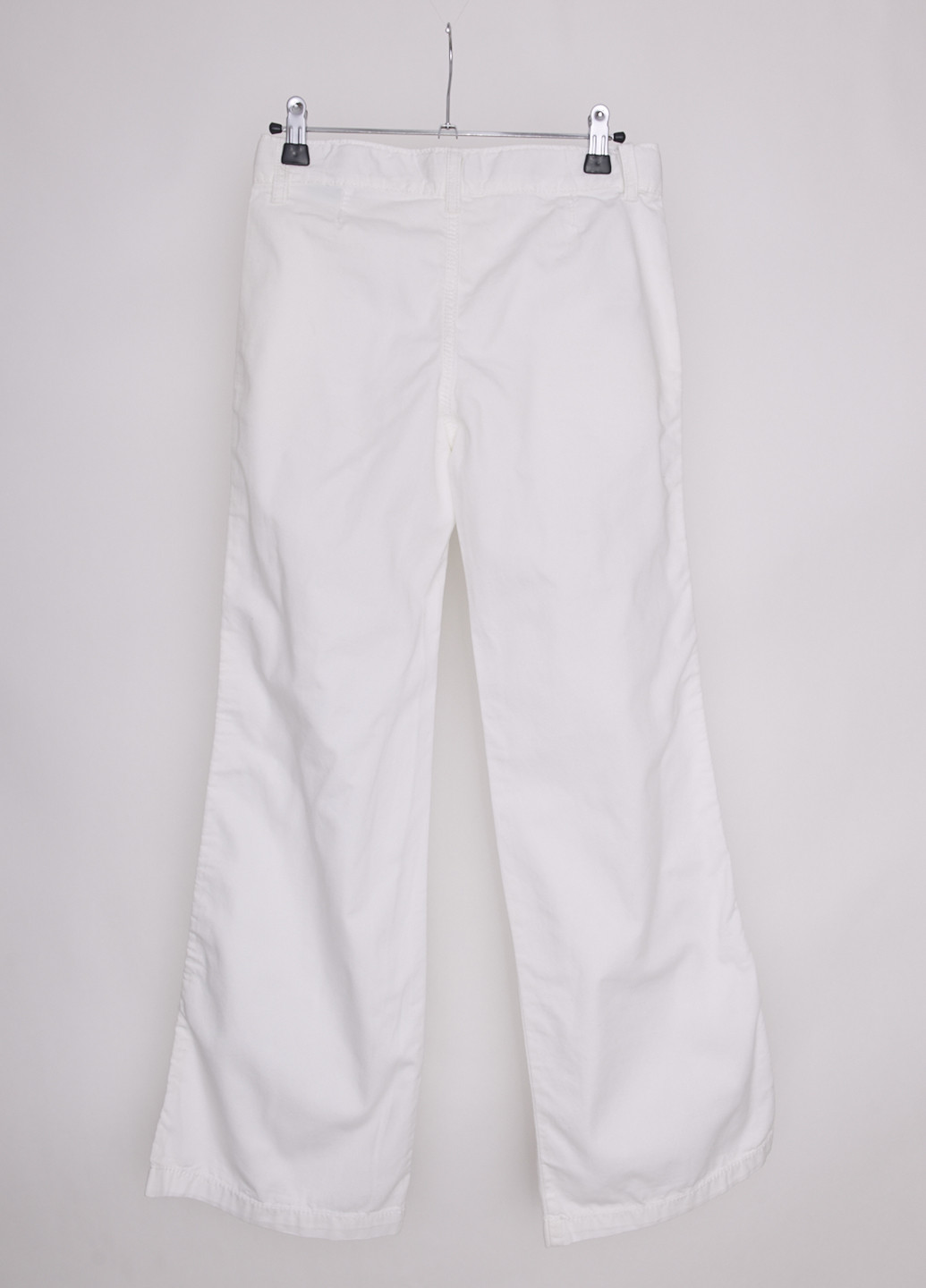 Белые кэжуал летние брюки прямые United Colors of Benetton