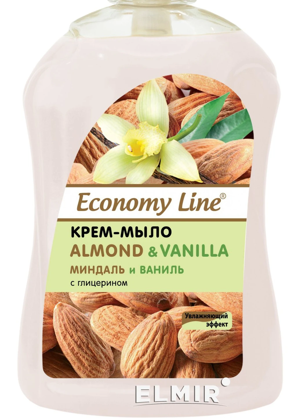 Крем-мило рідке Мигдаль і ваніль 500 г дозатор Economy Line (247619501)