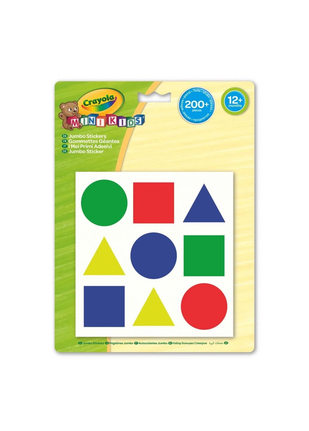 Набор для творчества Mini Kids стикеров Цвета и формы (256412.124) Crayola (254067130)