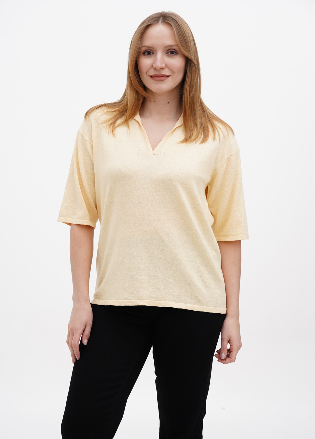 Светло-желтая демисезон футболка Minimum