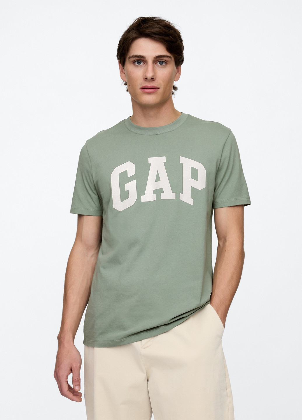 Зелена футболка Gap