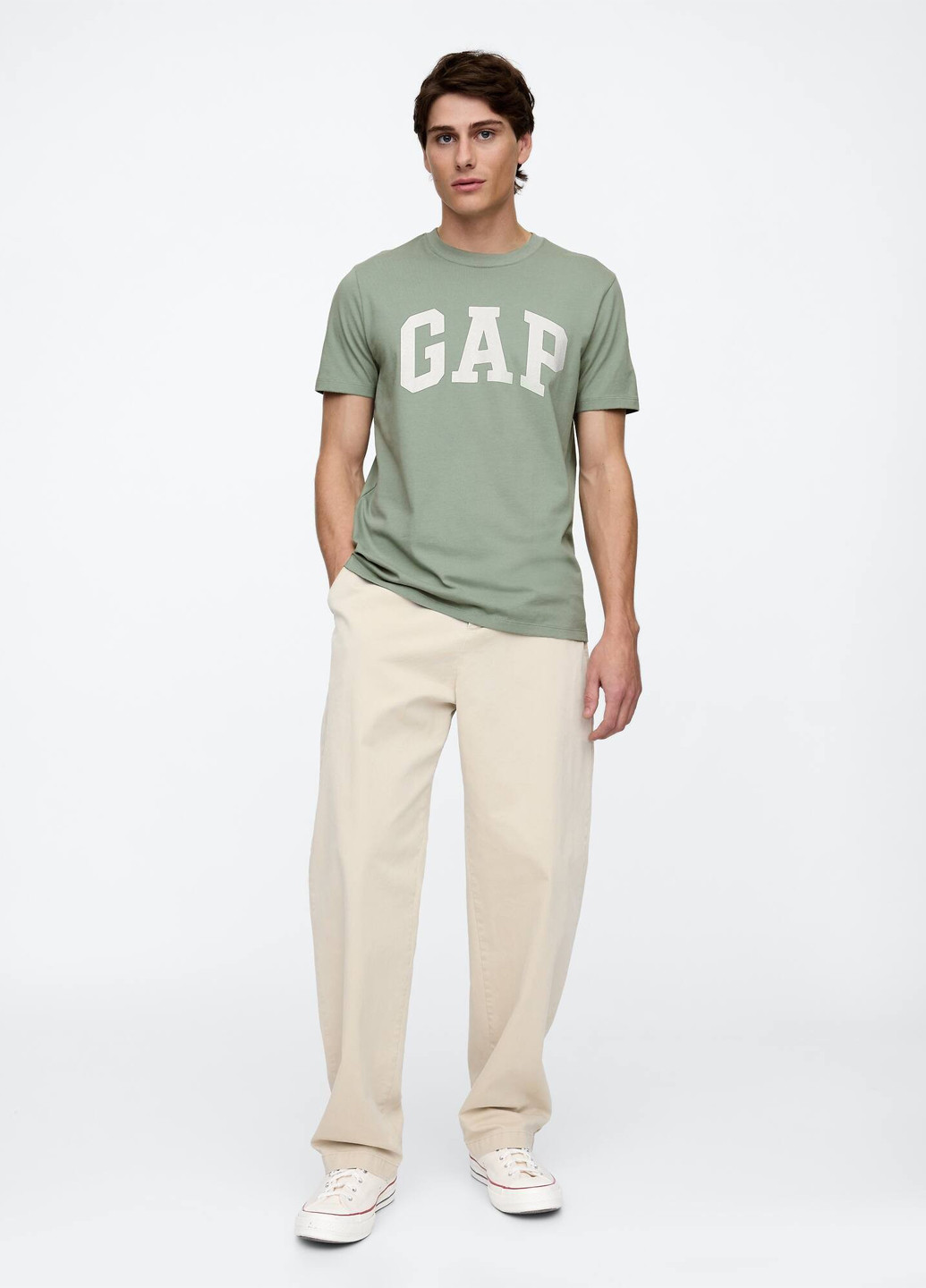 Зелена футболка Gap