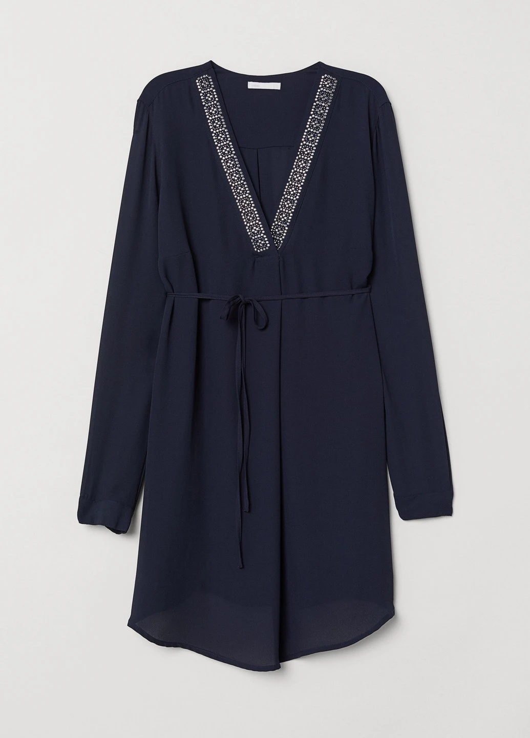 Синее коктейльное платье H&M