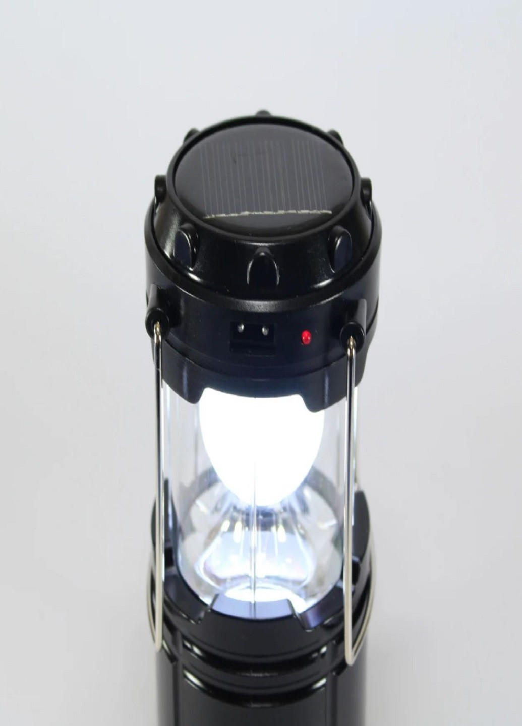 Кемпинговая Лампа G85 аккумуляторная с солнечной панелью Черная VTech (253319193)