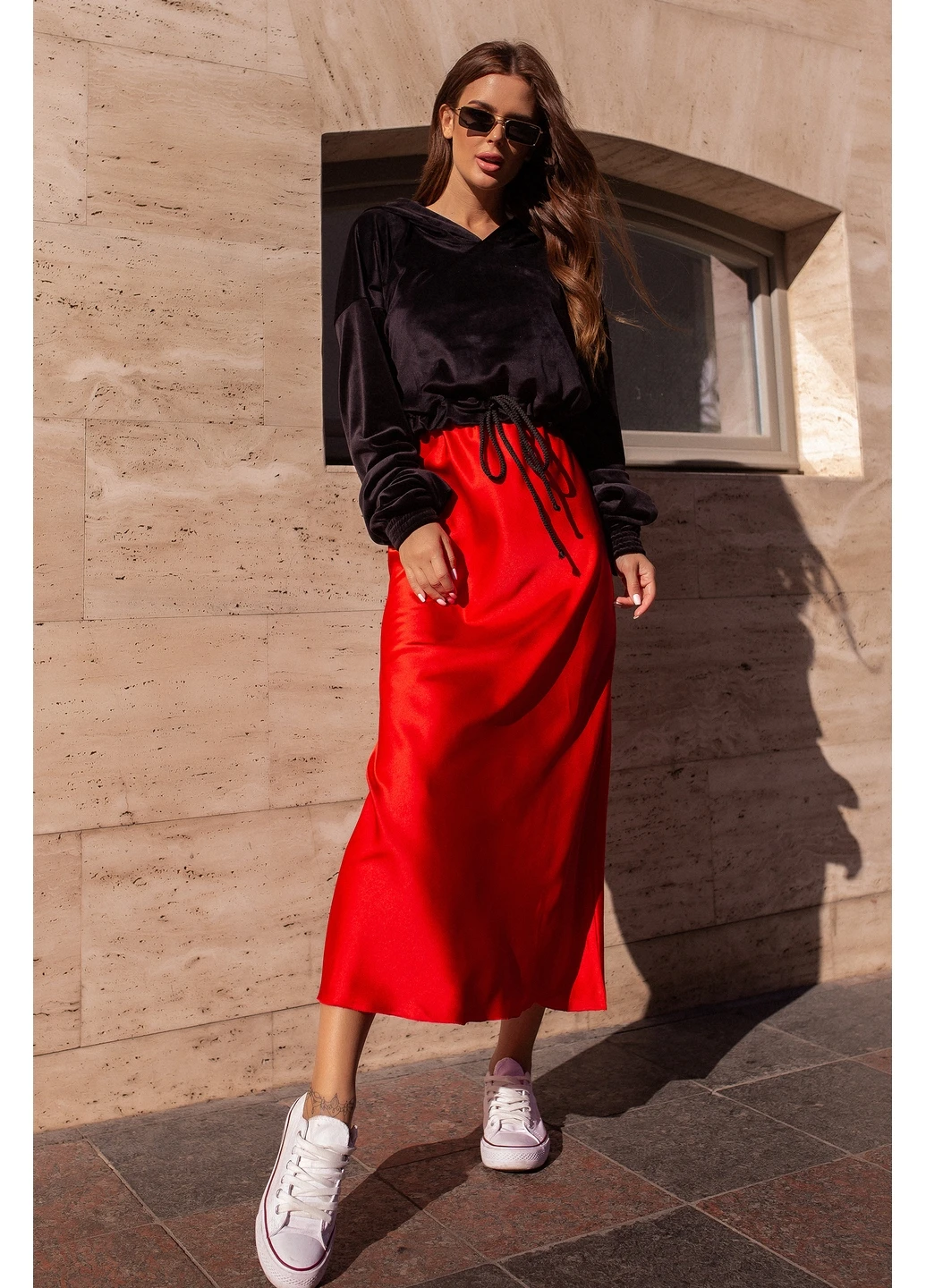 Костюм 186-2 L Красно-черный N.N.C.Fashion (223390532)