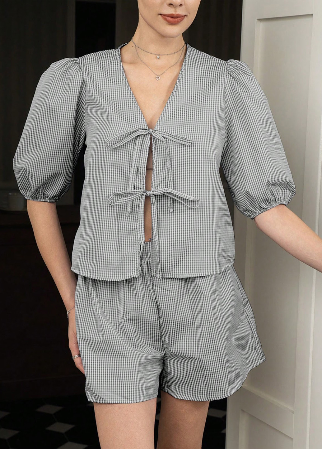 Костюм (блуза, шорты) SHEIN (323619415)