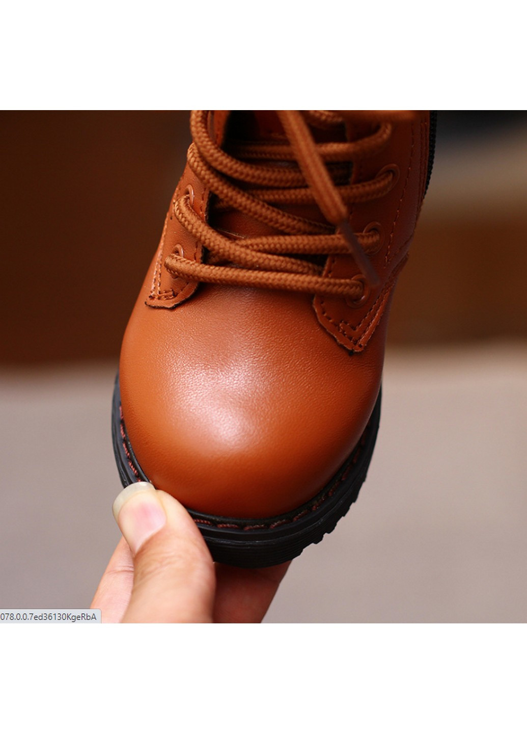Коричневые кэжуал осенние ботинки для девочки DobraMAMA