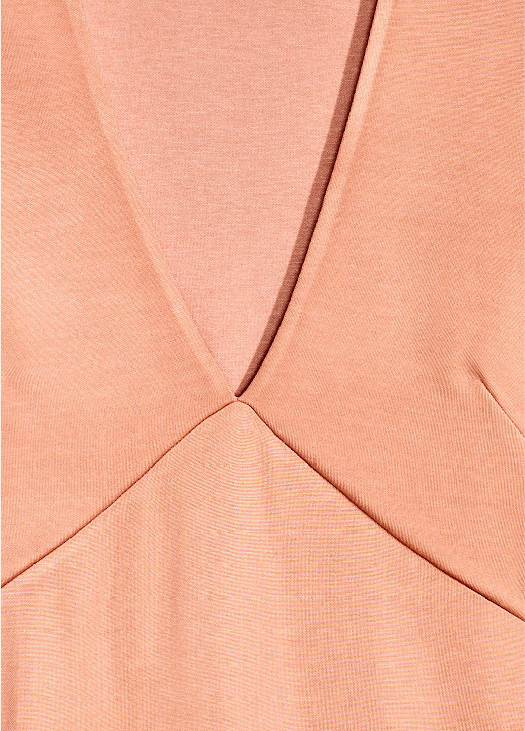 Персикова сукня H&M однотонна