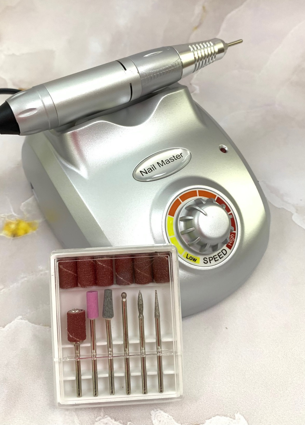 Апарат для манікюру Nail Master ZS-603 (срібний), 45 Вт Nail Drill (251257199)