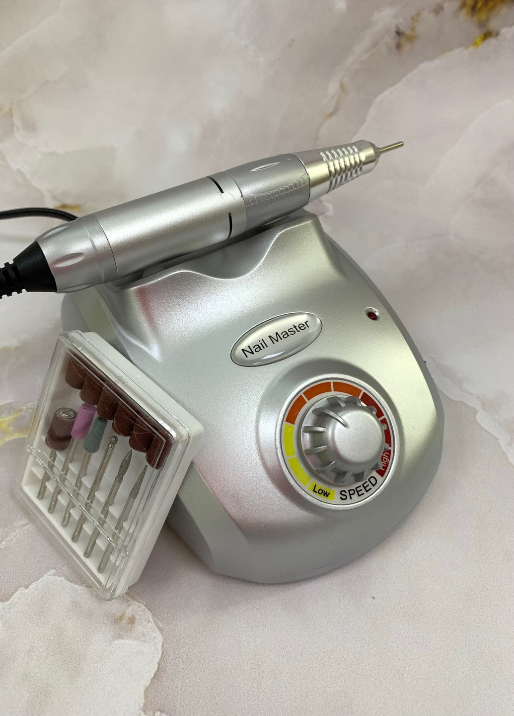 Апарат для манікюру Nail Master ZS-603 (срібний), 45 Вт Nail Drill (251257199)