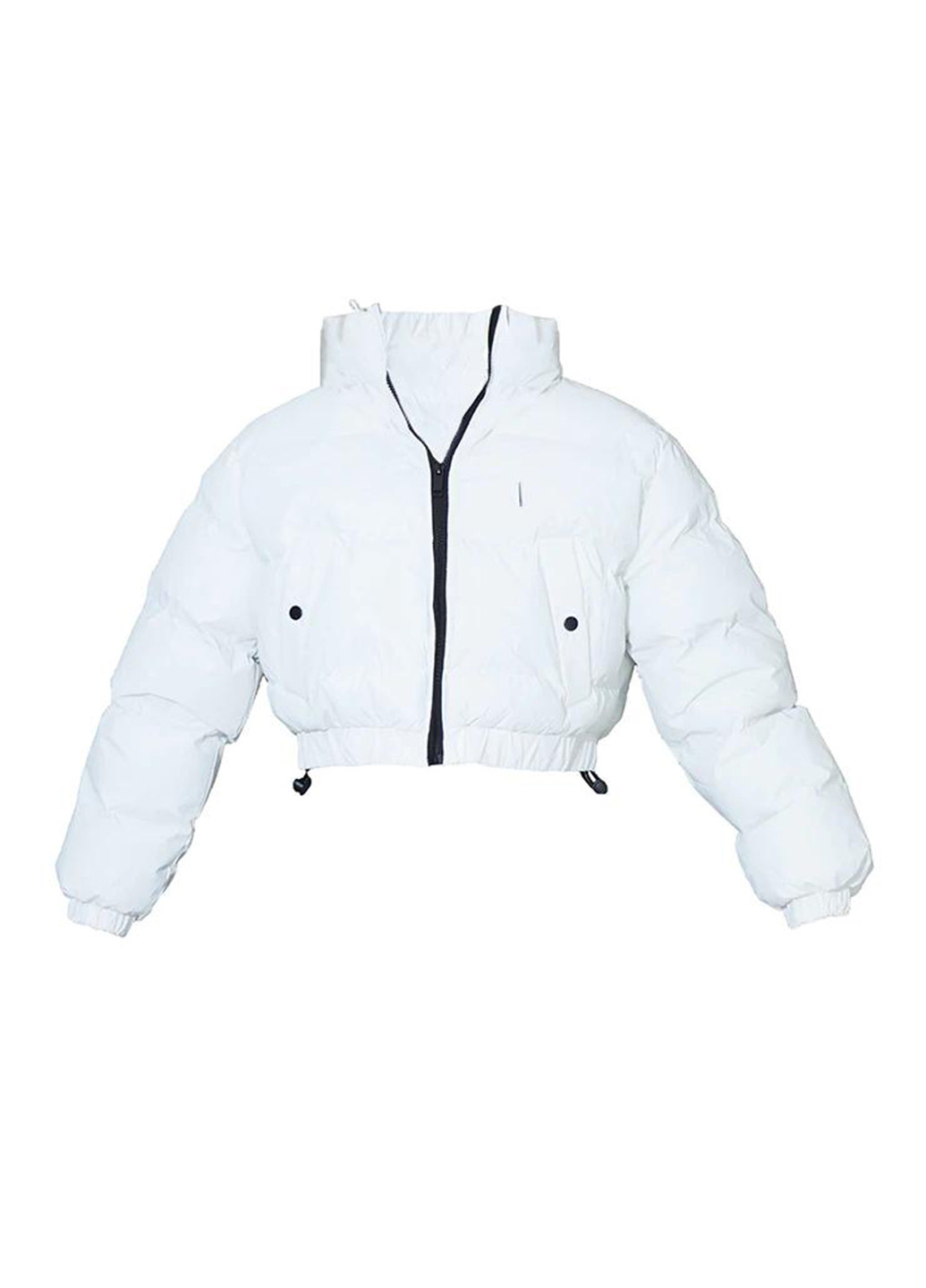 Белая демисезонная куртка PrettyLittleThing