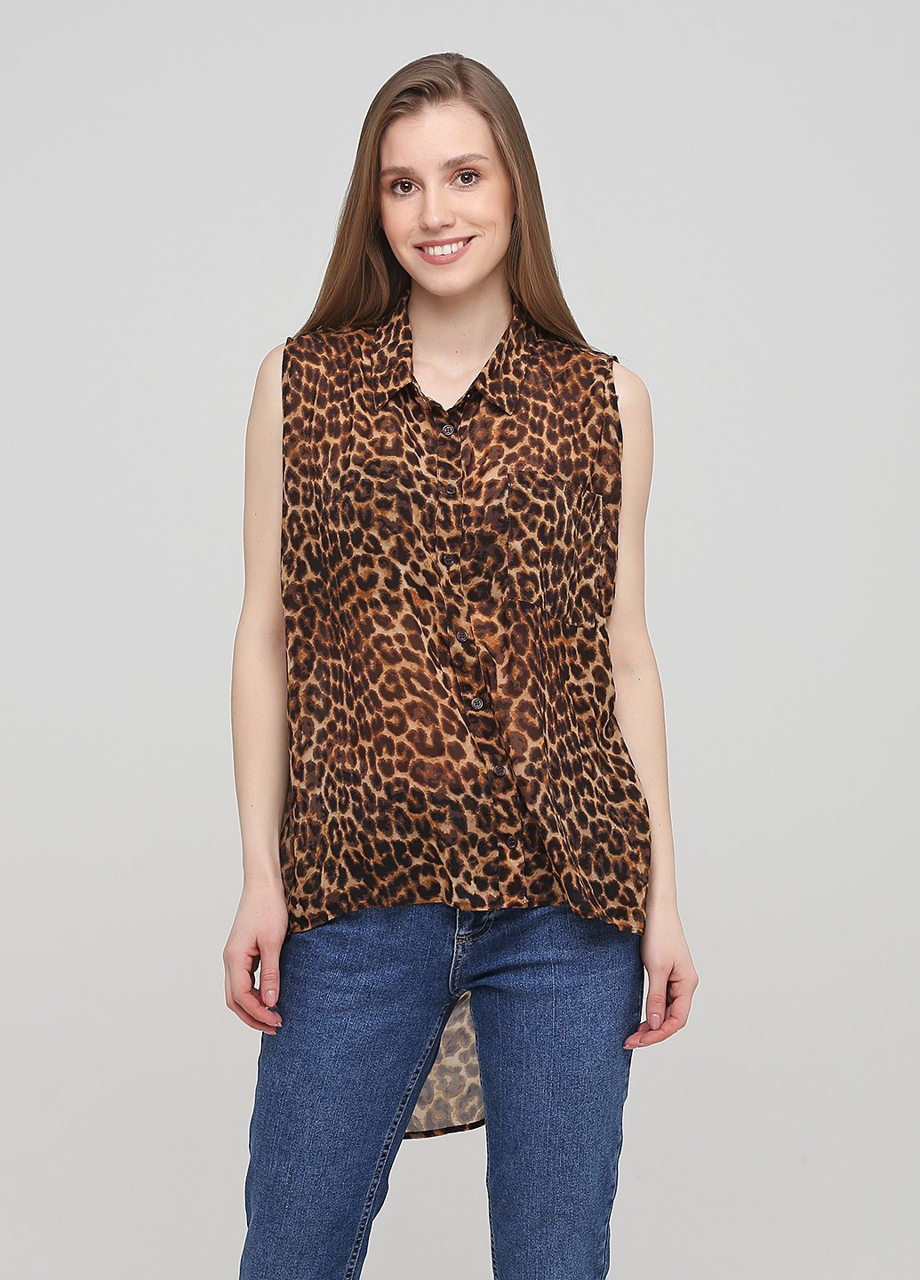 Коричневая блуза Saints & Mortals