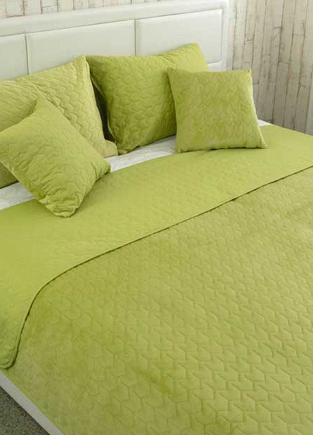 Покривало VeLour 220х240 Green banana Руно (257295683)